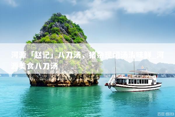 河源「赵记」八刀汤，猪杂现切汤清味鲜_河源美食八刀汤