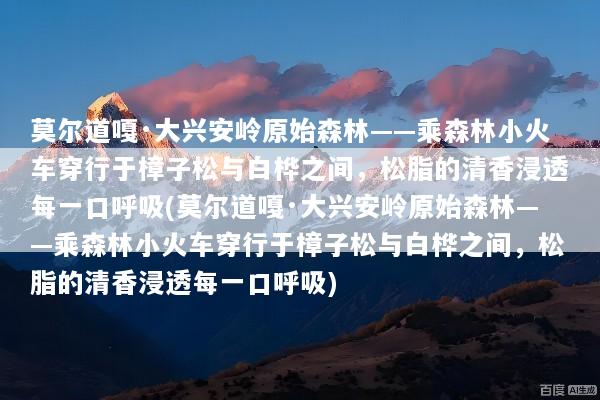 莫尔道嘎·大兴安岭原始森林——乘森林小火车穿行于樟子松与白桦之间，松脂的清香浸透每一口呼吸(莫尔道嘎·大兴安岭原始森林——乘森林小火车穿行于樟子松与白桦之间，松脂的清香浸透每一口呼吸)